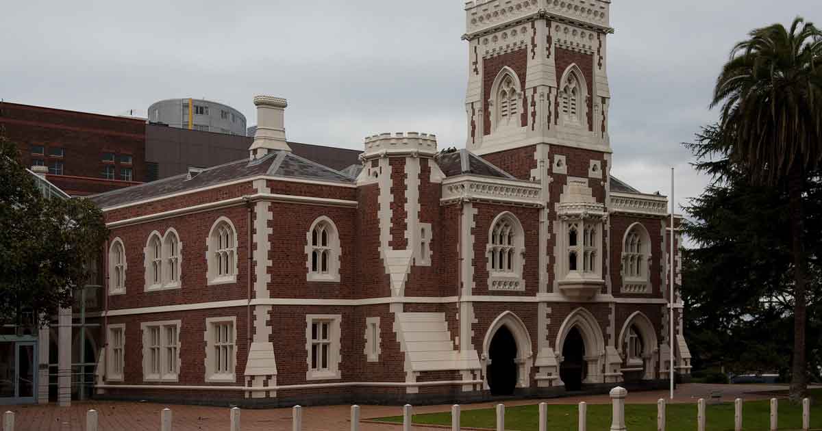 Architettura del centro di Auckland