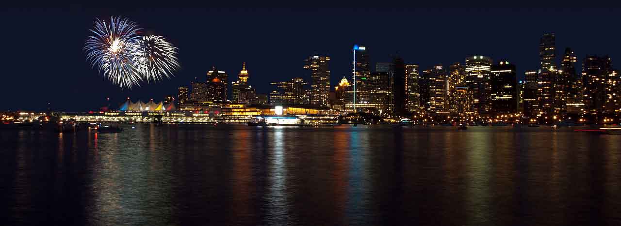 vancouver-di-notte